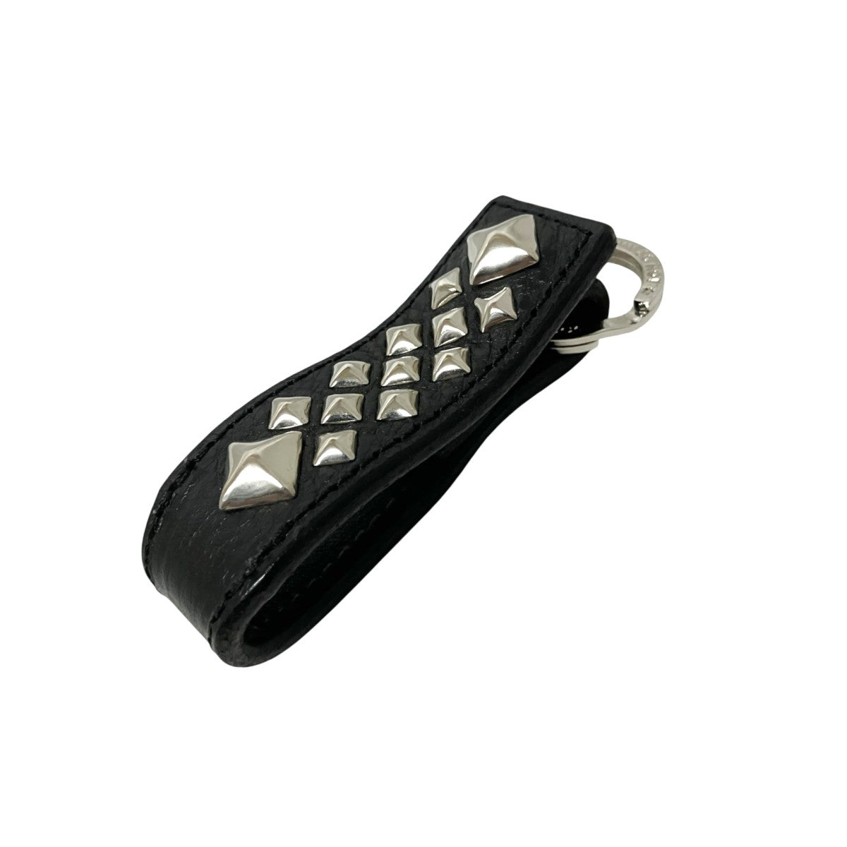 STUDS LEATHER SNAP KEY RINGキーリング