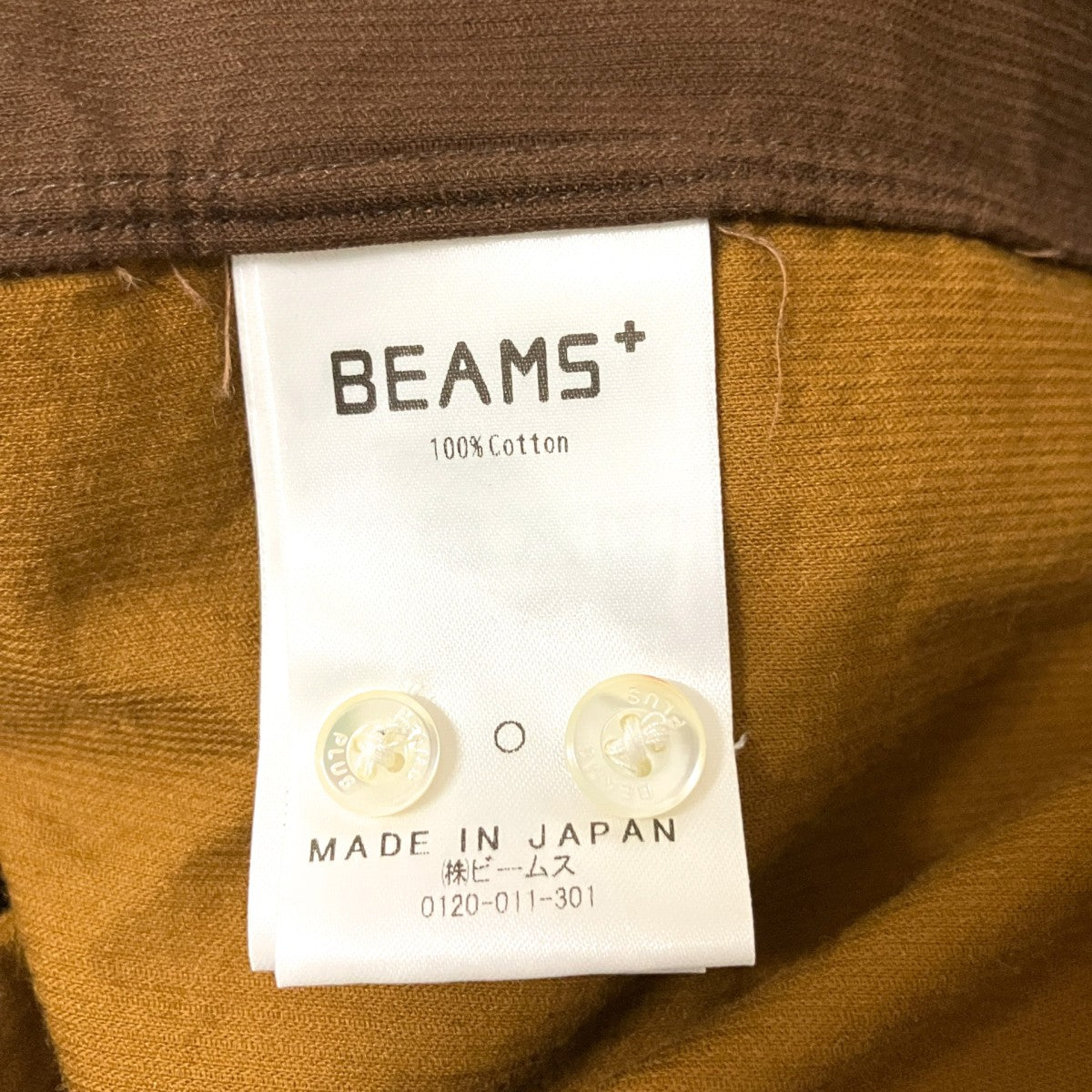 コーデュロイ パネル ボタンダウン シャツ38 11 0263 139