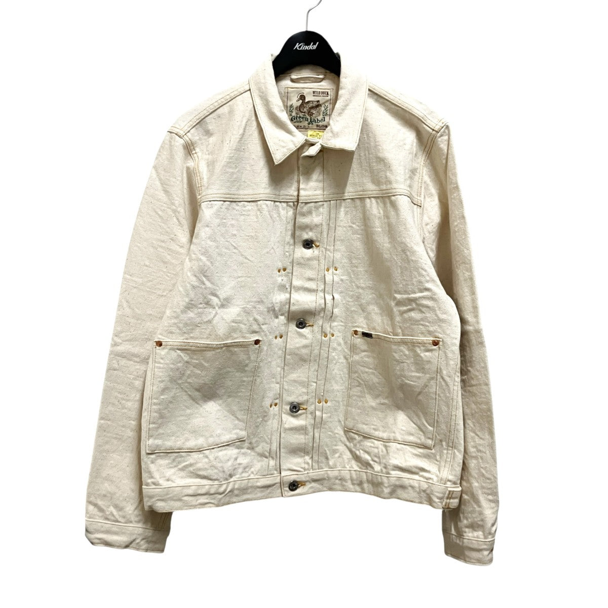 GR LABEL WILD DUCK JACKET NaturalデニムジャケットM6013RC