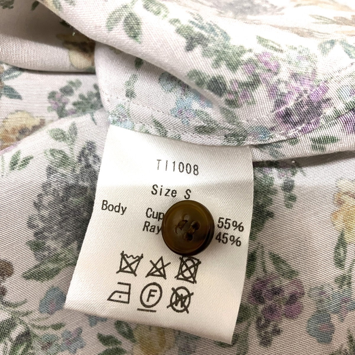 花柄長袖シャツT11008