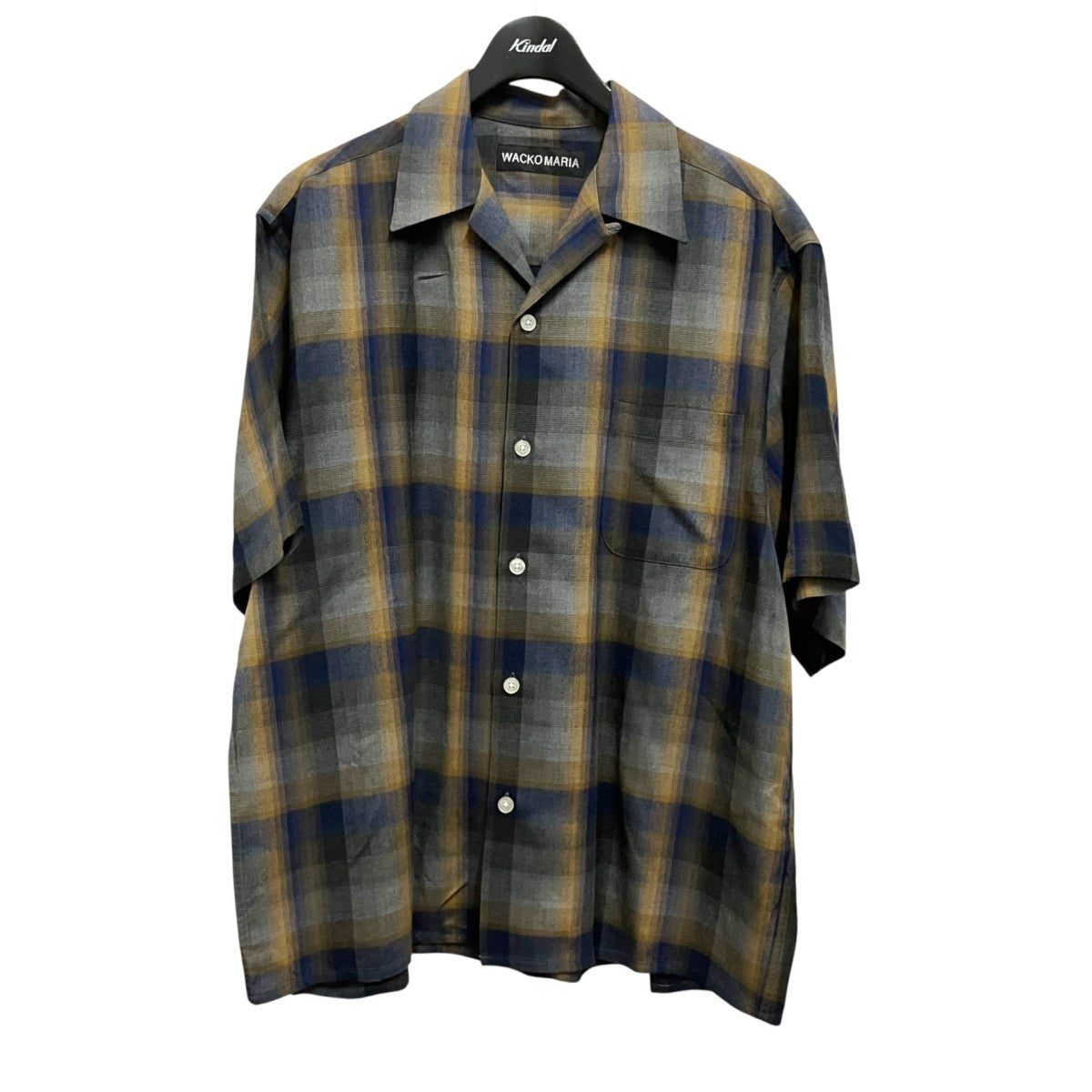 OMBRE CHECK OPEN COLLAR SHIRT S／S TYPE 3チェック半袖シャツ26SS WMS OC14