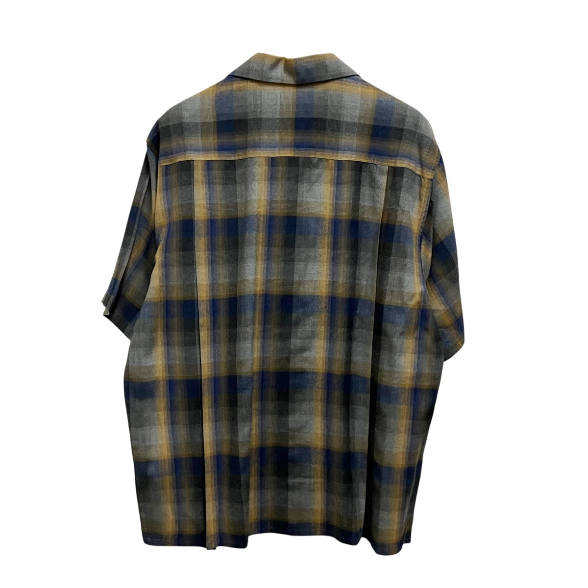 OMBRE CHECK OPEN COLLAR SHIRT S／S TYPE 3チェック半袖シャツ26SS WMS OC14