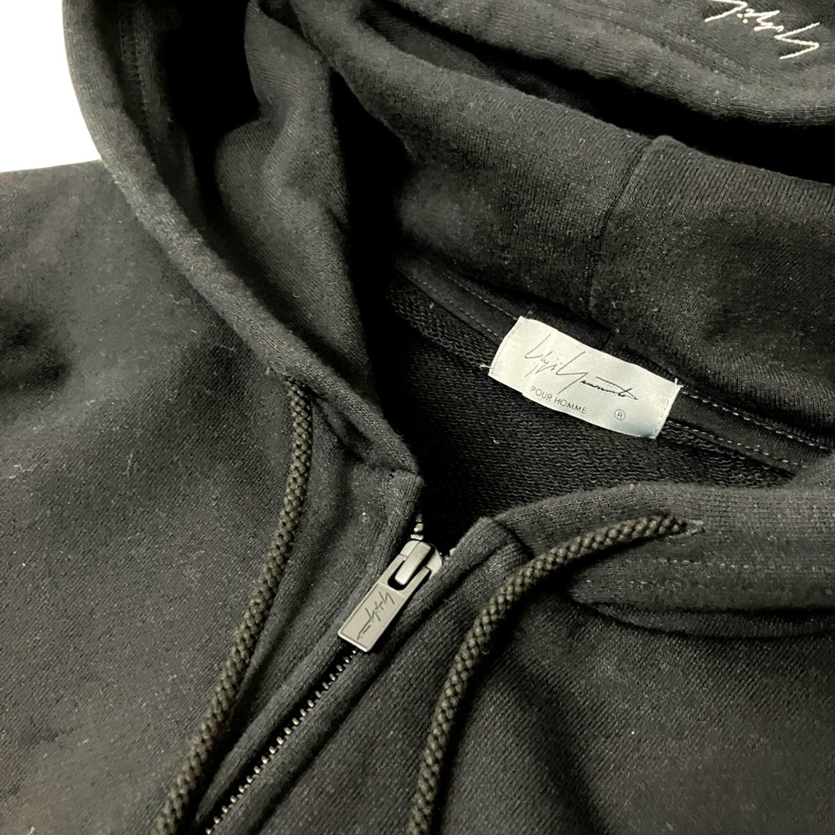 FRENCH TERRY LOGO HOODIEジップパーカーHK T11 081