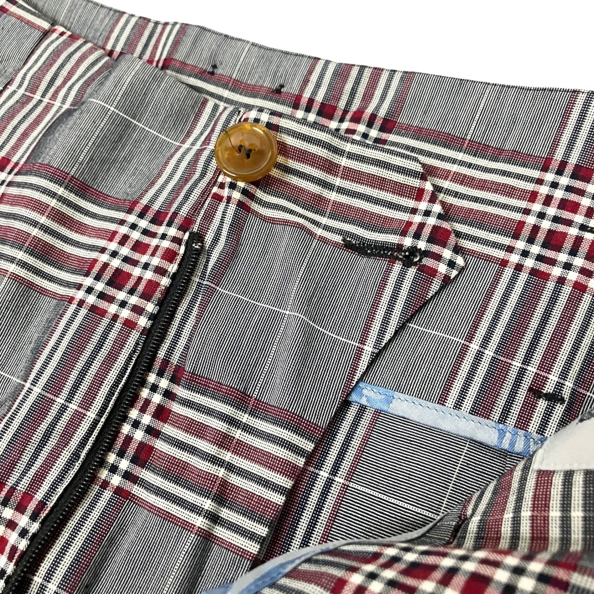 チェック サルエルパンツS25KA0202
