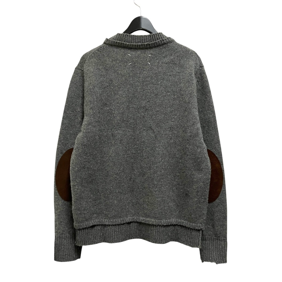 21AWdecortique pulloverエルボーパッチニットS50GP0243
