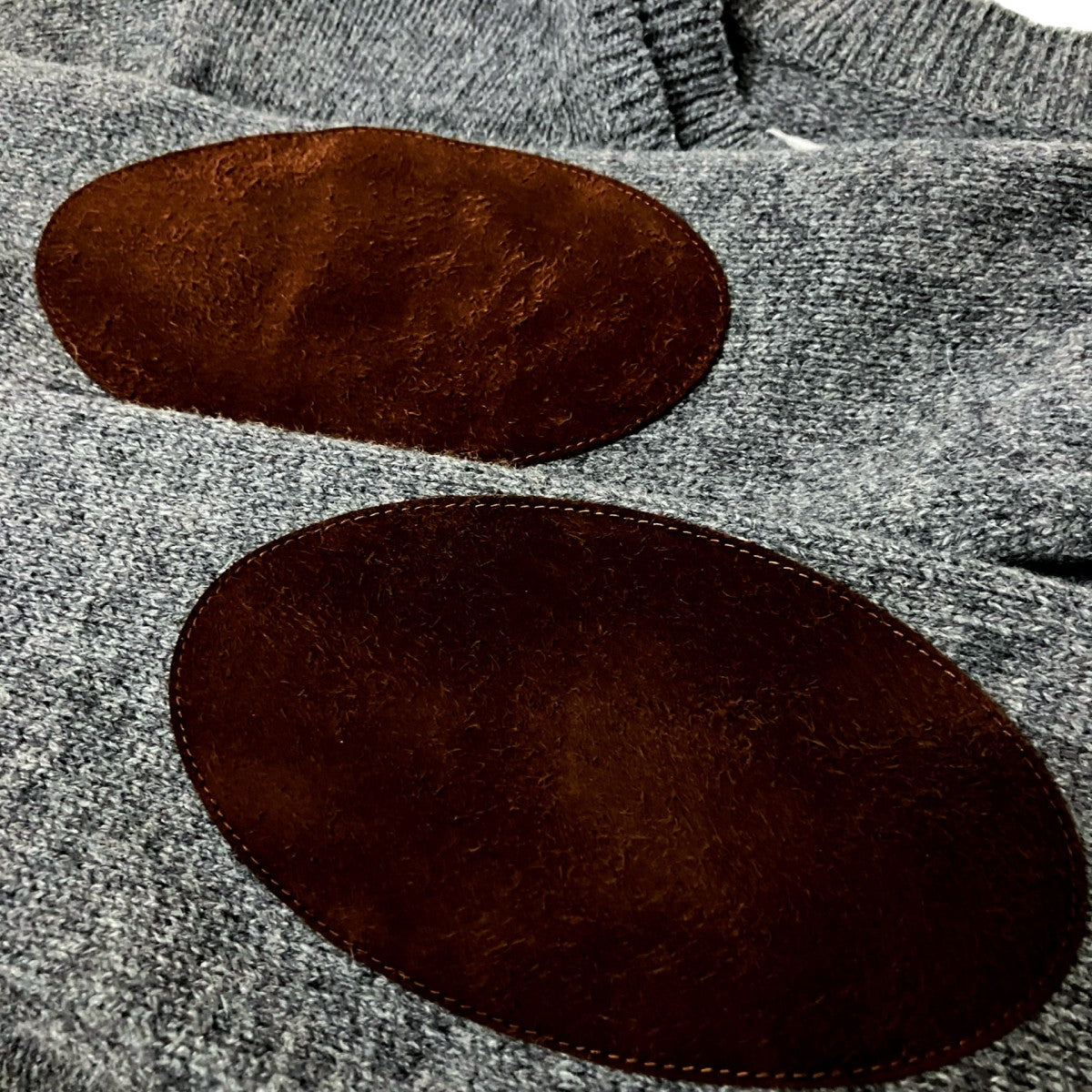 21AWdecortique pulloverエルボーパッチニットS50GP0243