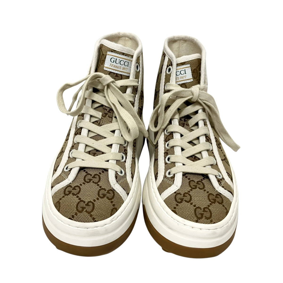 GUCCI TENNIS 1977ハイカットスニーカー745999 古着・中古-2枚目のアイテム画像