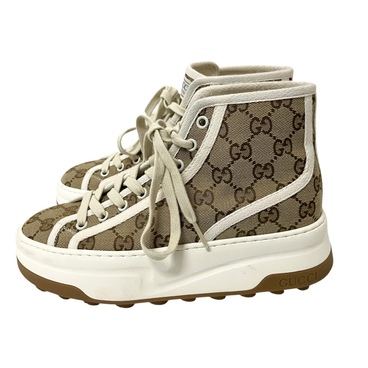 GUCCI TENNIS 1977ハイカットスニーカー745999 古着・中古-3枚目のアイテム画像