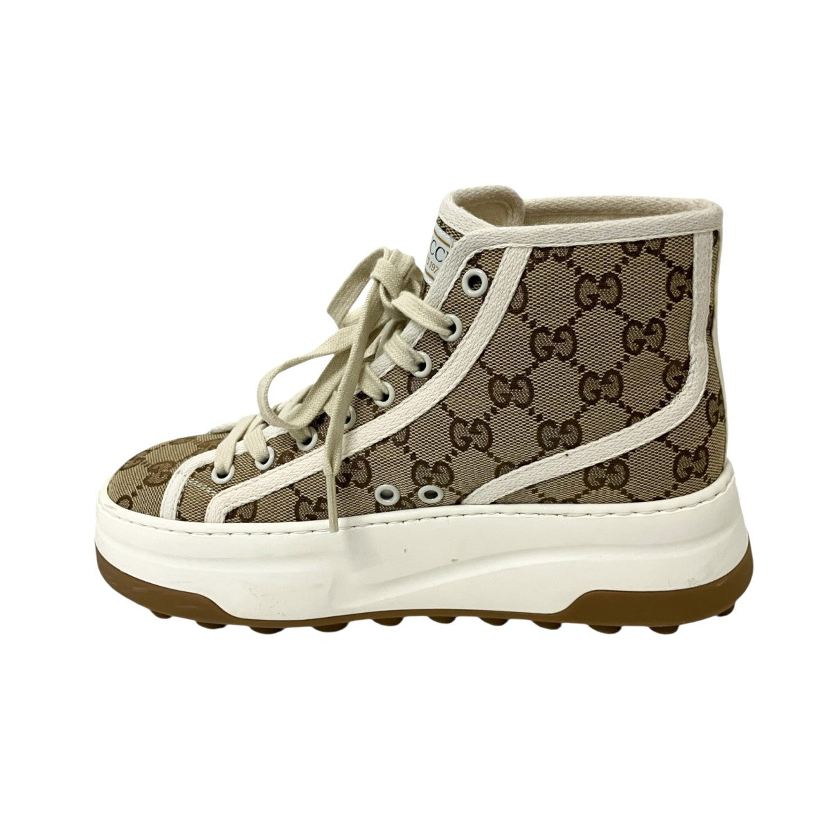 GUCCI TENNIS 1977ハイカットスニーカー745999 古着・中古-4枚目のアイテム画像