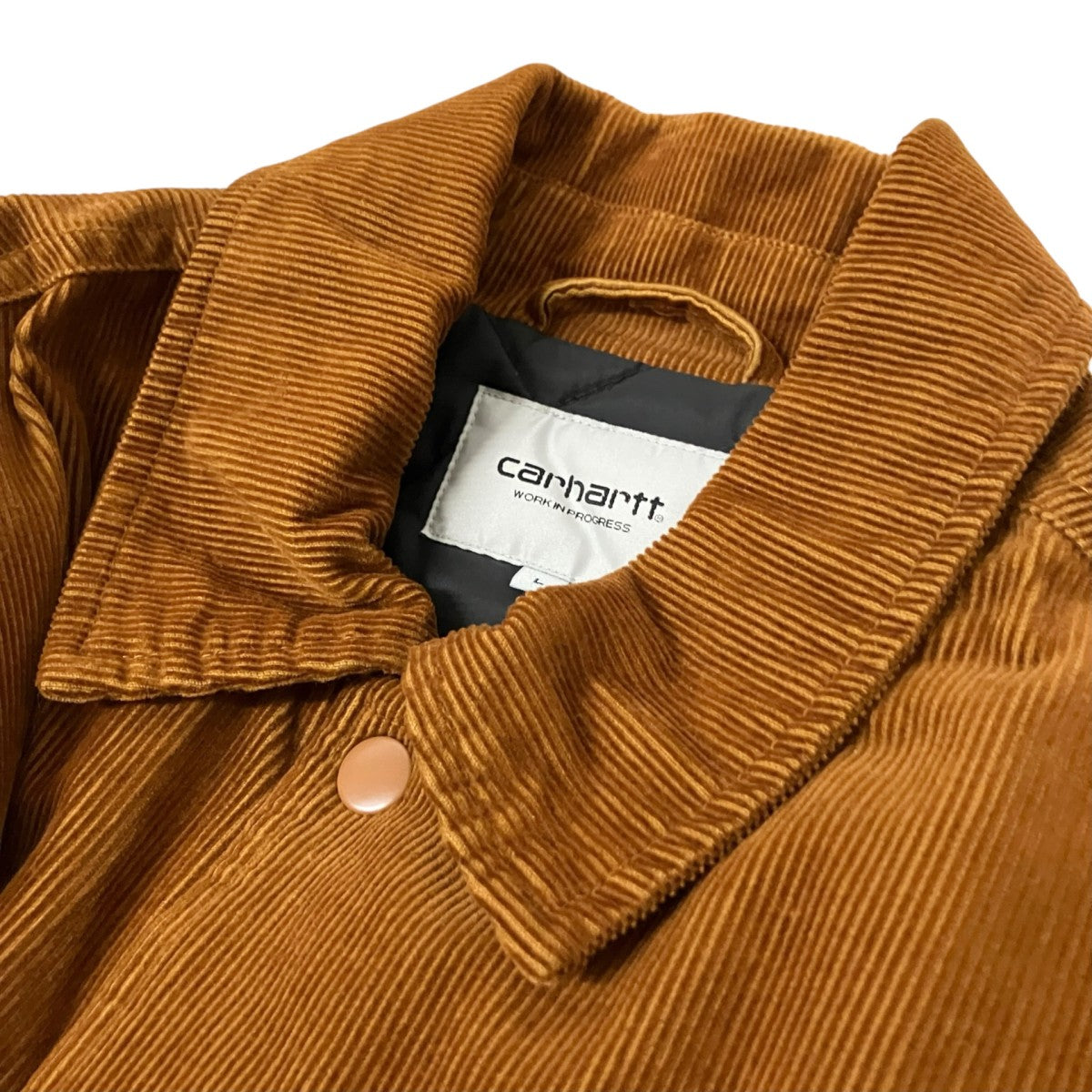 CarHartt RUGGED LETTERMAN JACKET中綿ジャケットI032436 古着・中古-3枚目のアイテム画像
