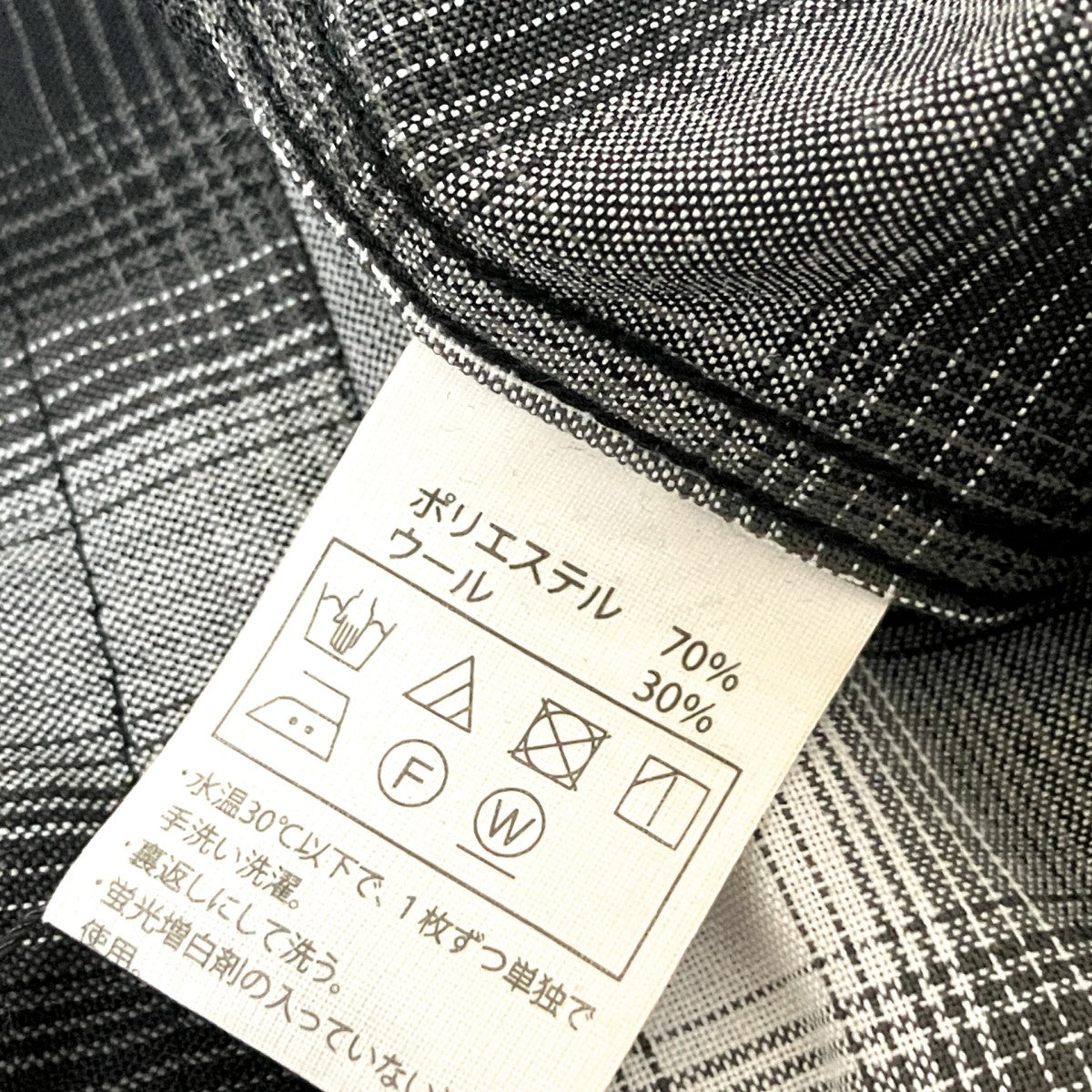CHECK T／W Open Collar L／S Shirtチェックシャツ
