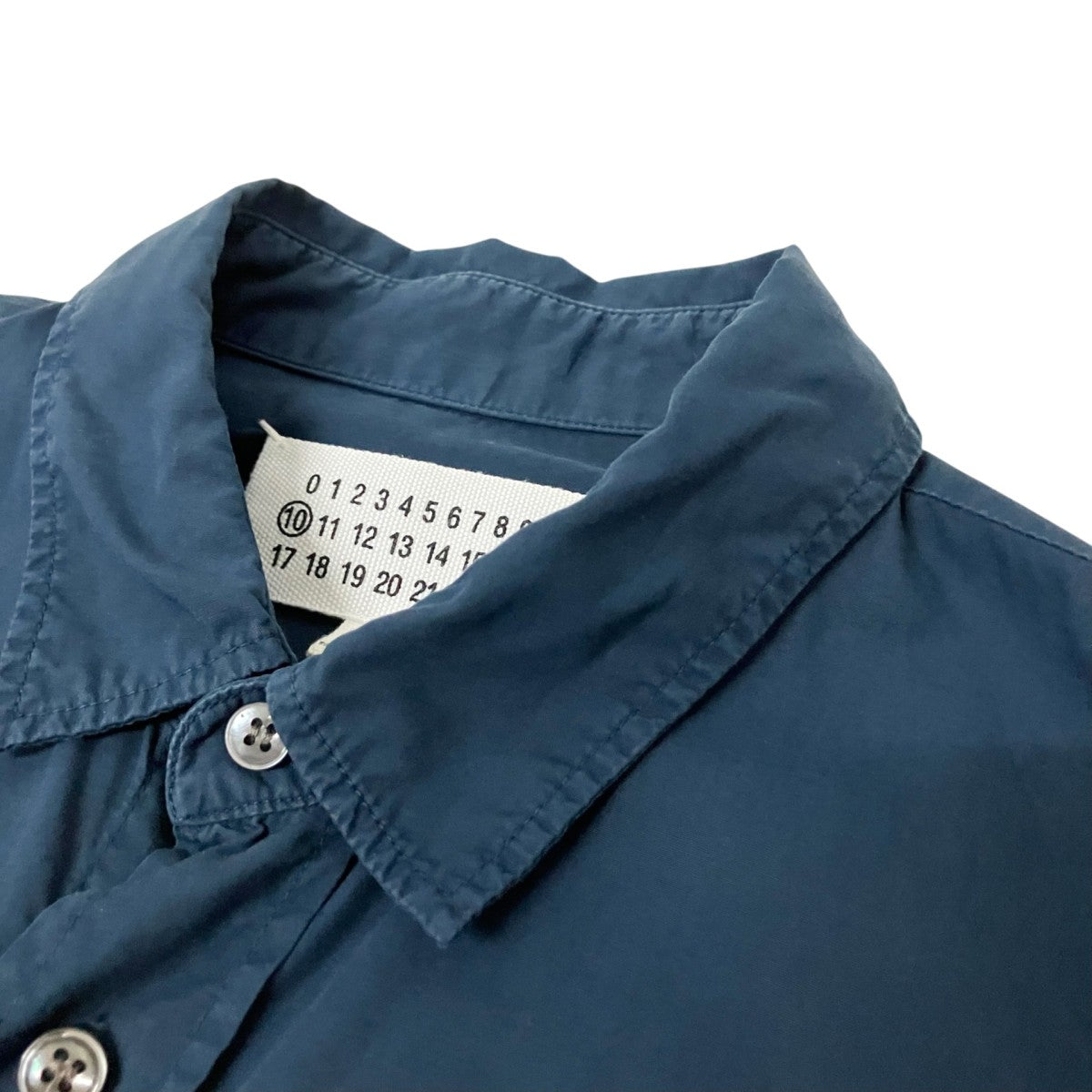メゾンマルジェラ　未使用　長袖シャツ ネイビー Maison Margiela(メゾンマルジェラ) 長袖シャツ30DL022038778