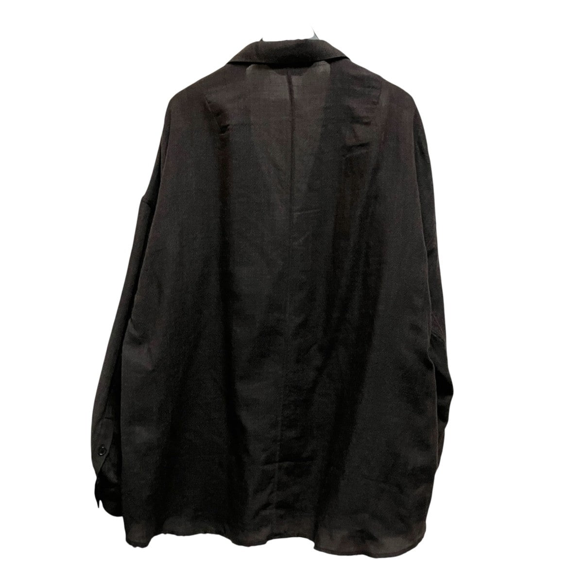 ANCELLM WOOL KERSEY TAILORED SHIRTテーラードシャツANC SH73 B 古着・中古-2枚目のアイテム画像