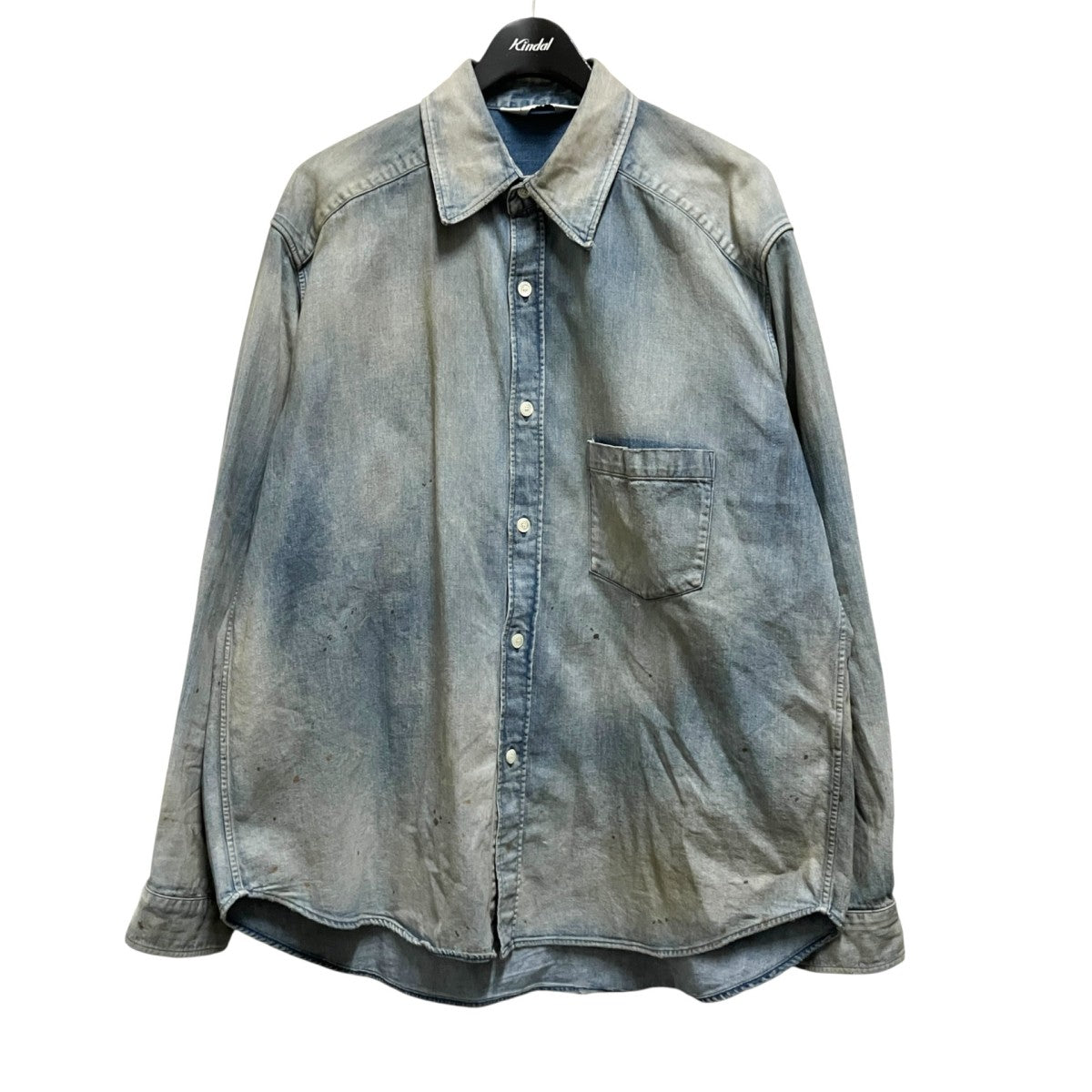 DENIM DRESS SHIRTヴィンテージ加工シャツANC SH66