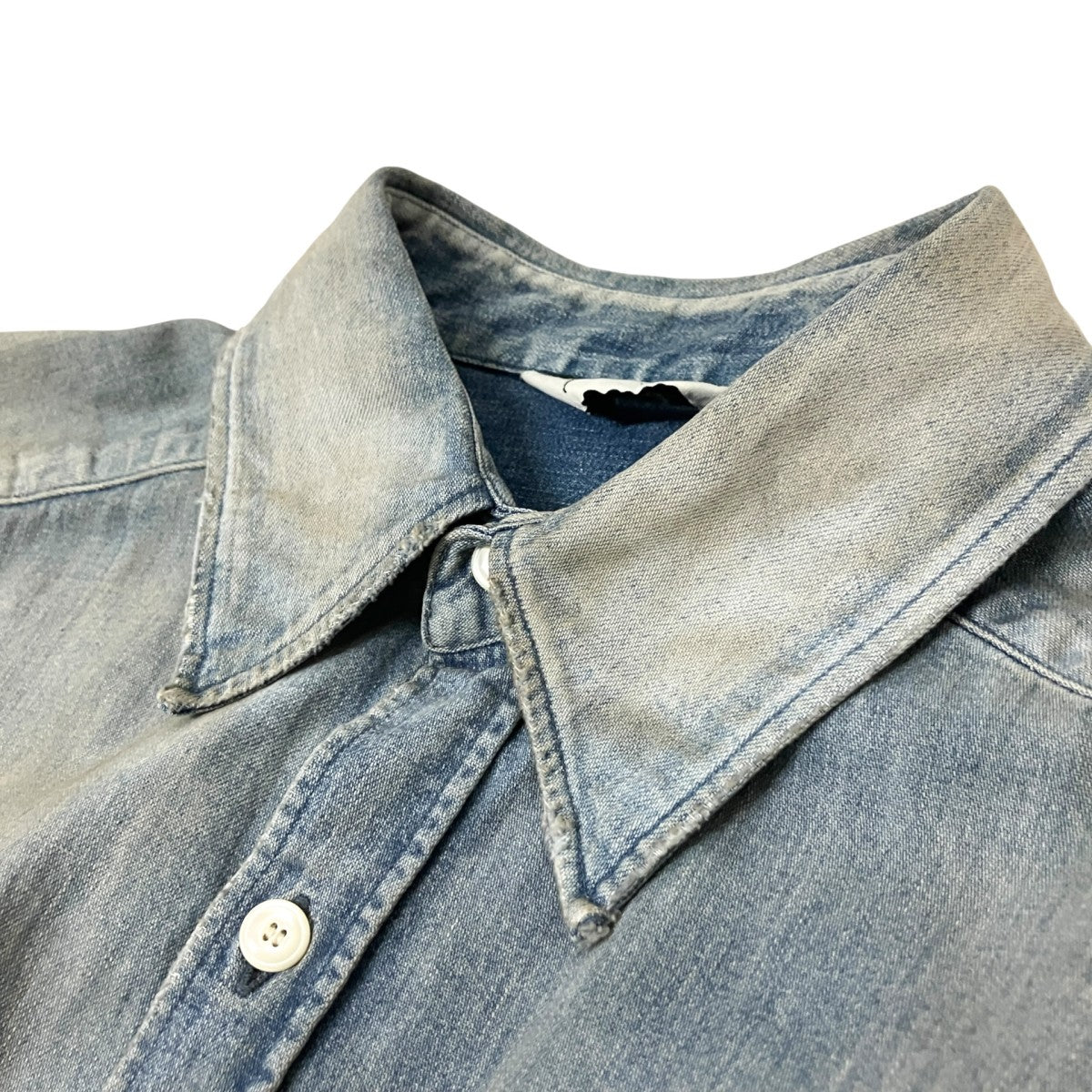 DENIM DRESS SHIRTヴィンテージ加工シャツANC SH66