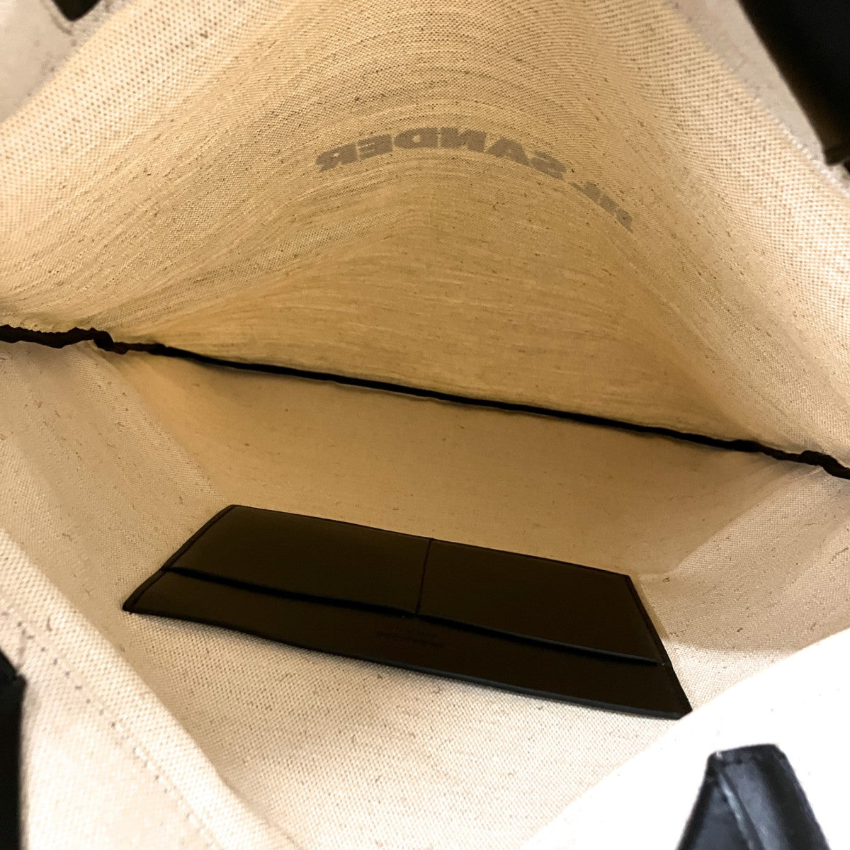JIL SANDER FLAT SHOPPER TOTEトートバッグ 古着・中古-5枚目のアイテム画像
