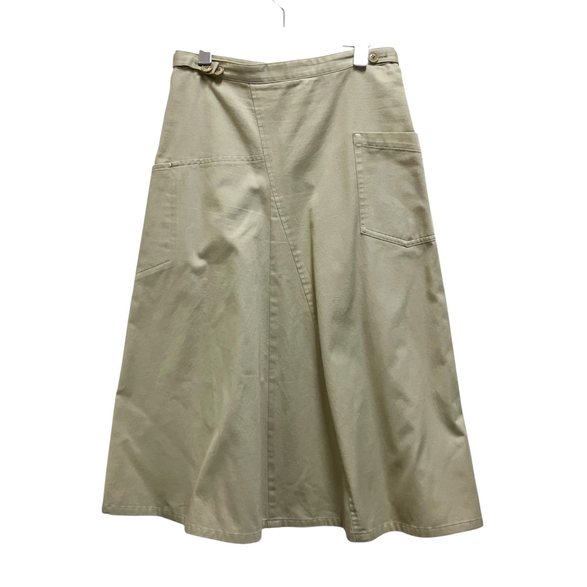 COTTON TWILL GUSSET FLARE SKIRTフレアスカートYZ S80 002