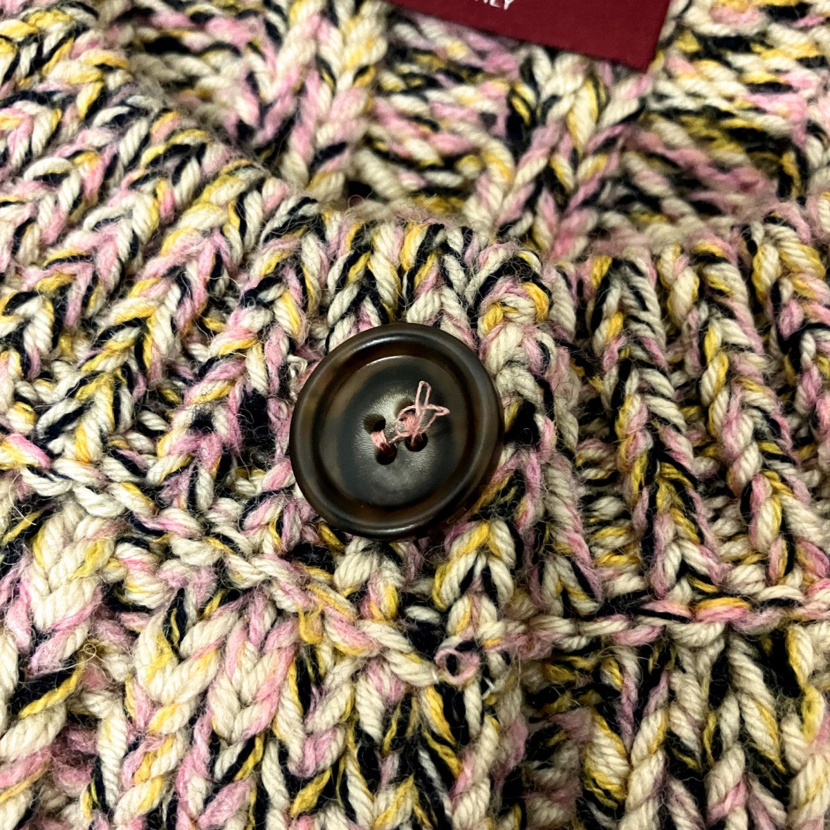 XKEFN Chunky Rib Wool Cardigan in Multicolorニットジャケット810304