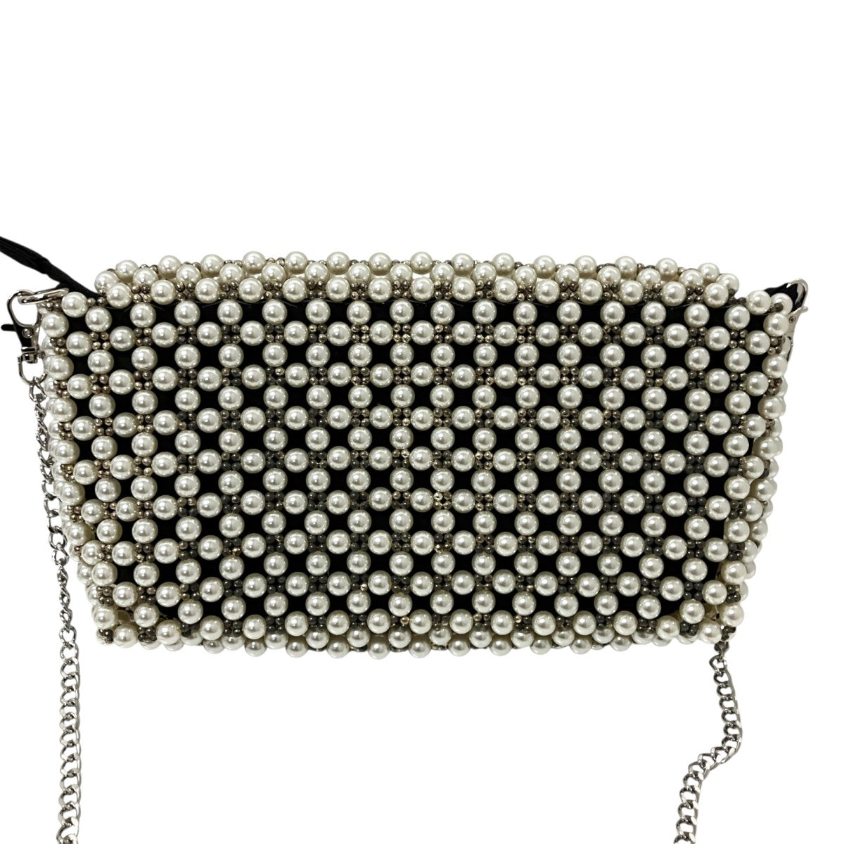 PEARL FLAP BAGチェーンショルダーバッグ