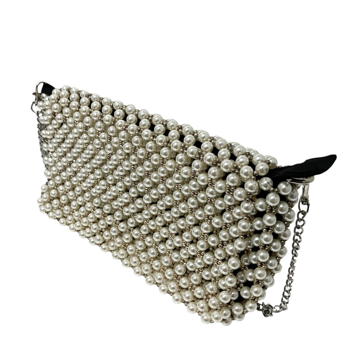 PEARL FLAP BAGチェーンショルダーバッグ