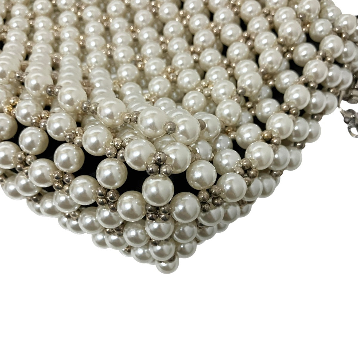 PEARL FLAP BAGチェーンショルダーバッグ
