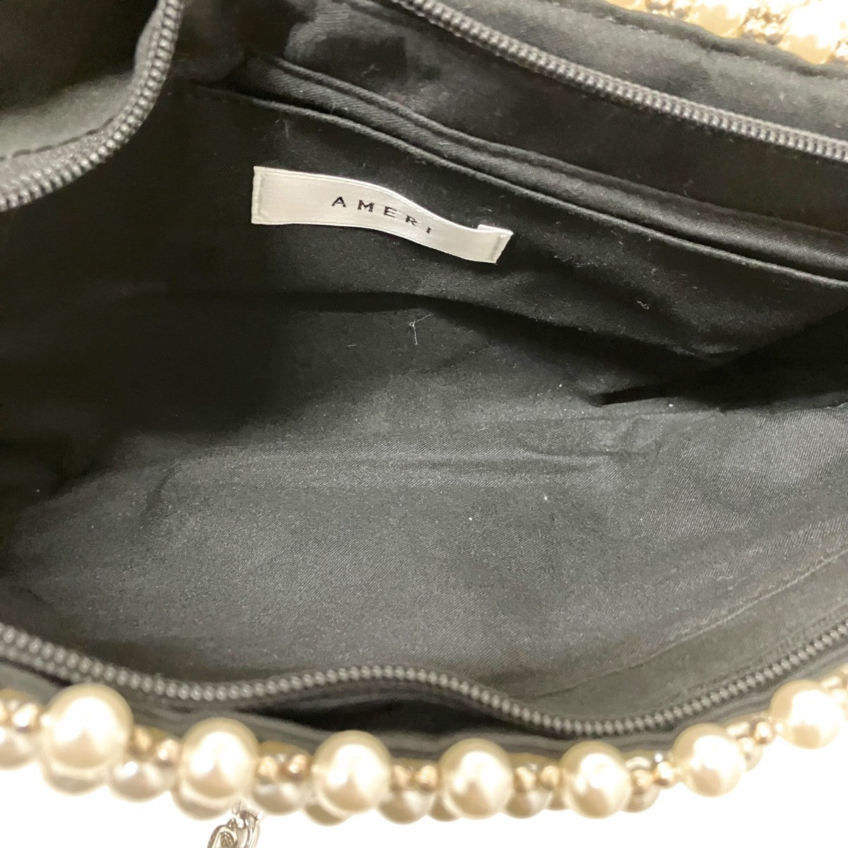 PEARL FLAP BAGチェーンショルダーバッグ