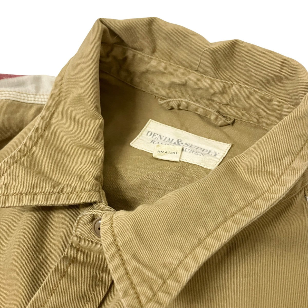 DENIM ＆ SUPPLY RALPH LAUREN 星条旗加工長袖シャツ 古着・中古-3枚目のアイテム画像