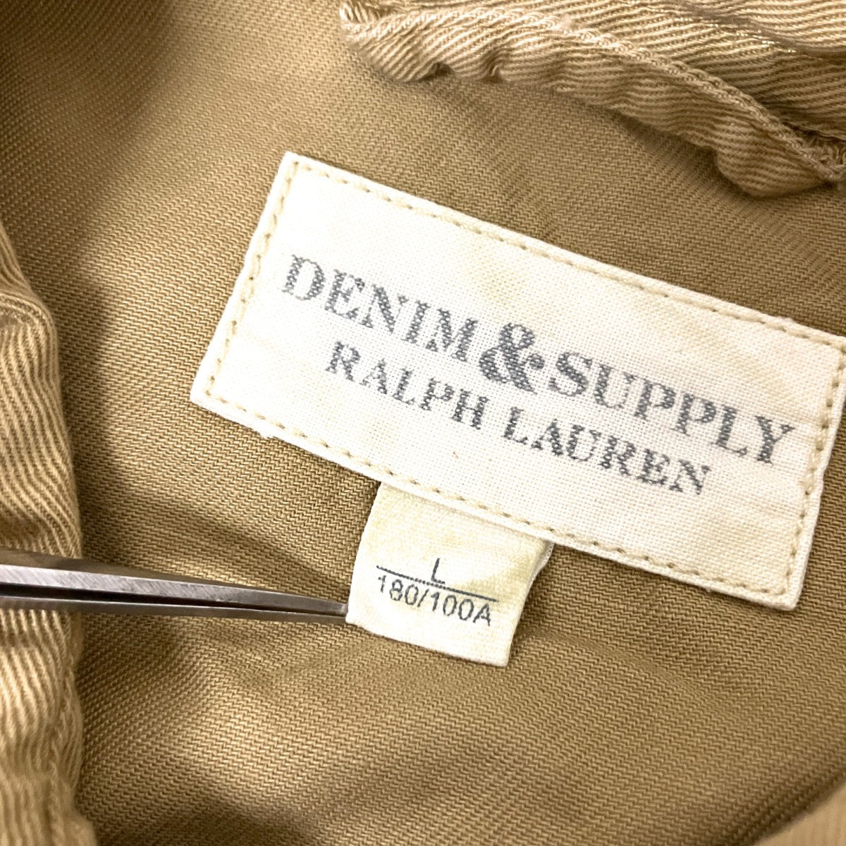 DENIM ＆ SUPPLY RALPH LAUREN 星条旗加工長袖シャツ 古着・中古-4枚目のアイテム画像
