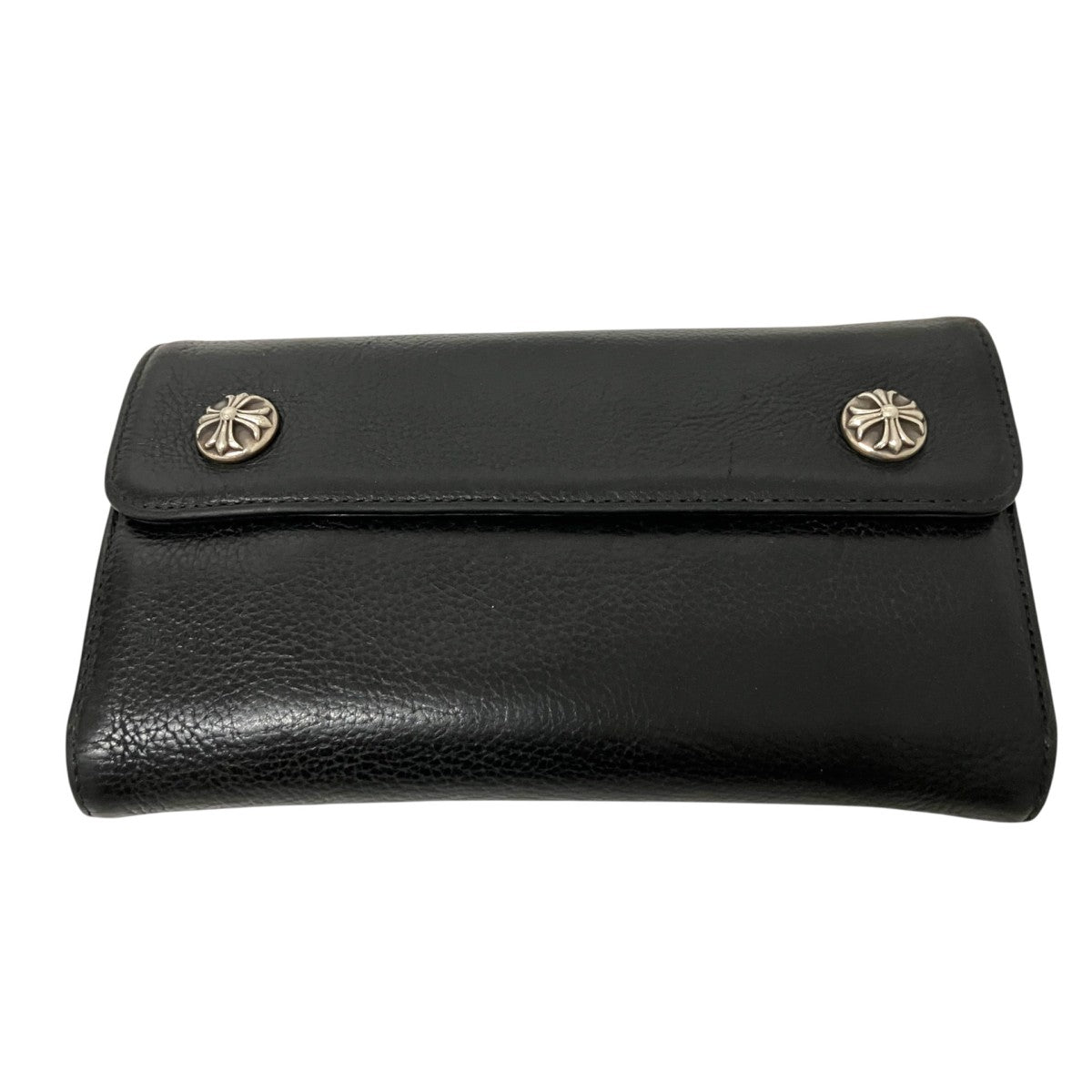 CHROME HEARTS WAVE CROSS BALL長財布 古着・中古-1枚目のアイテム画像