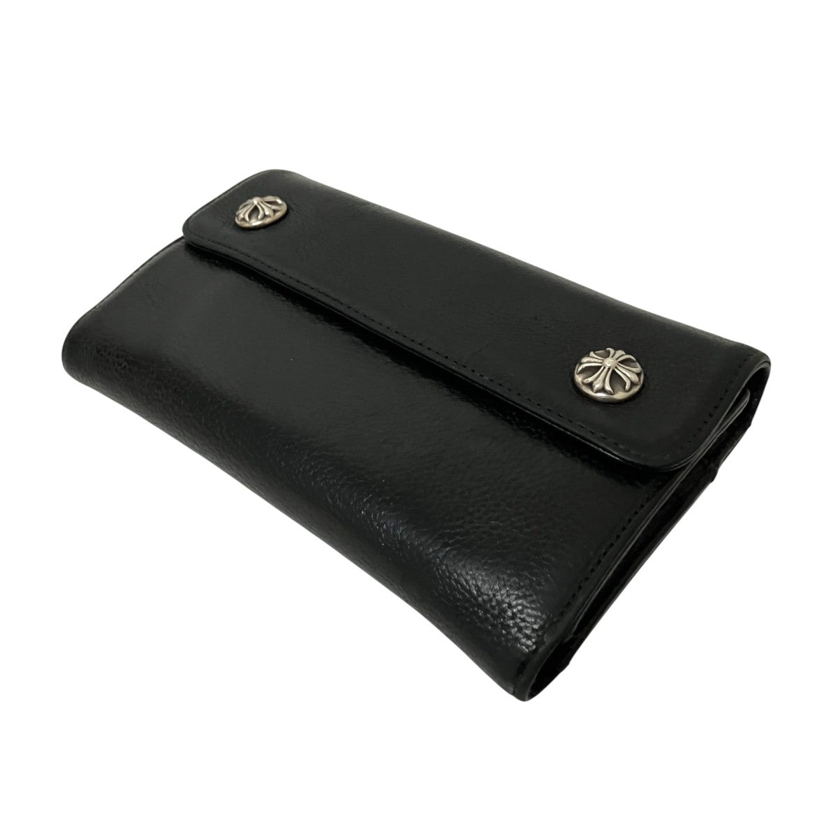 CHROME HEARTS WAVE CROSS BALL長財布 古着・中古-3枚目のアイテム画像