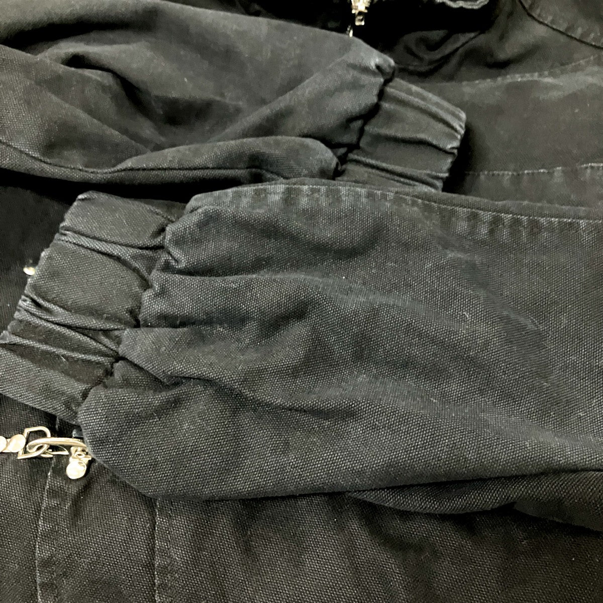 Aviation-Buckle Distressed Utility Jacketバックル装飾ジャケットNL005BL001