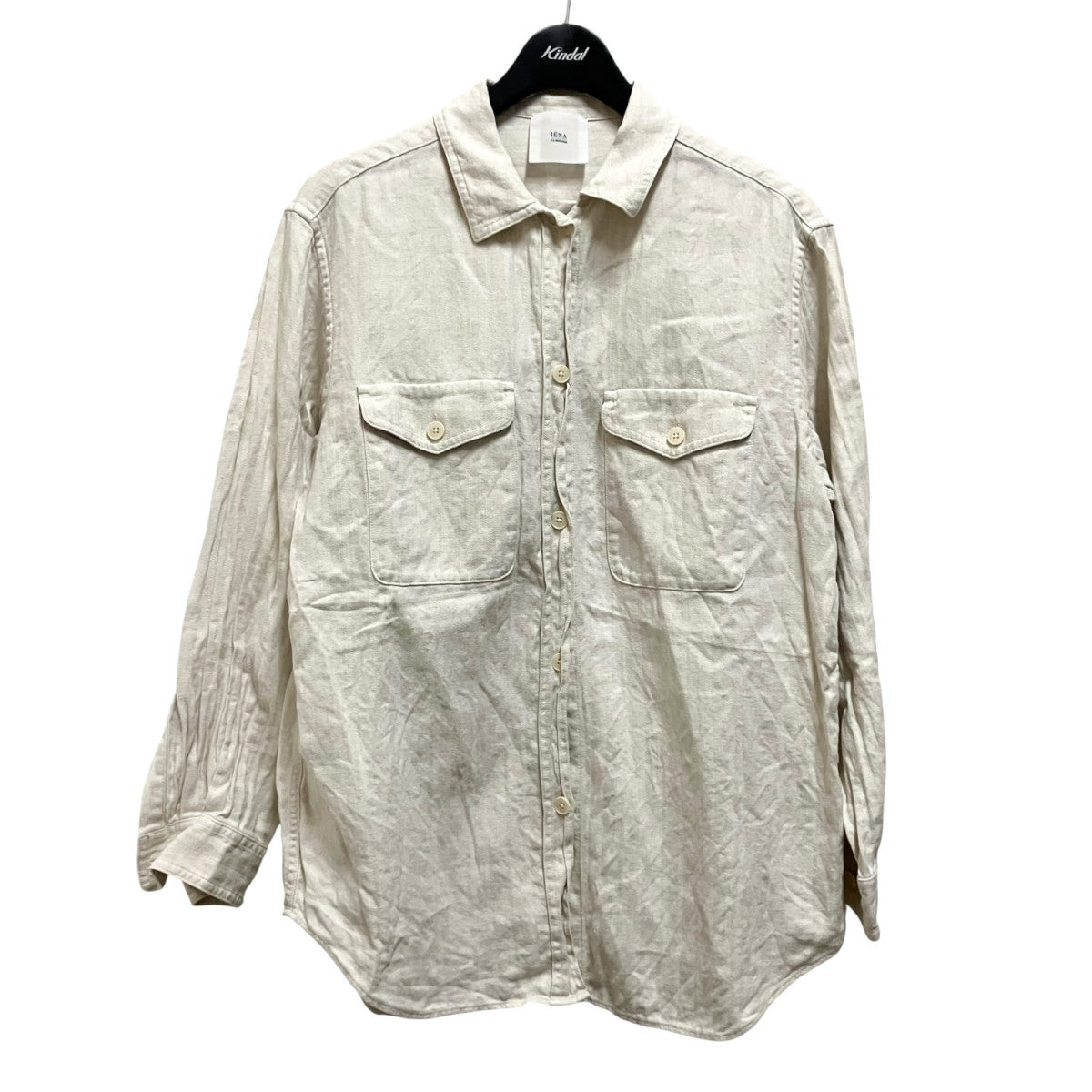 リネンコットンへリンボーン CPOシャツ長袖シャツ23 050 914 1140 2