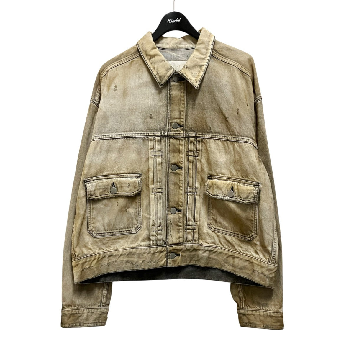 ANCELLM CRASH DENIM JACKET type-2加工デニムジャケットANC JK32 古着・中古-1枚目のアイテム画像
