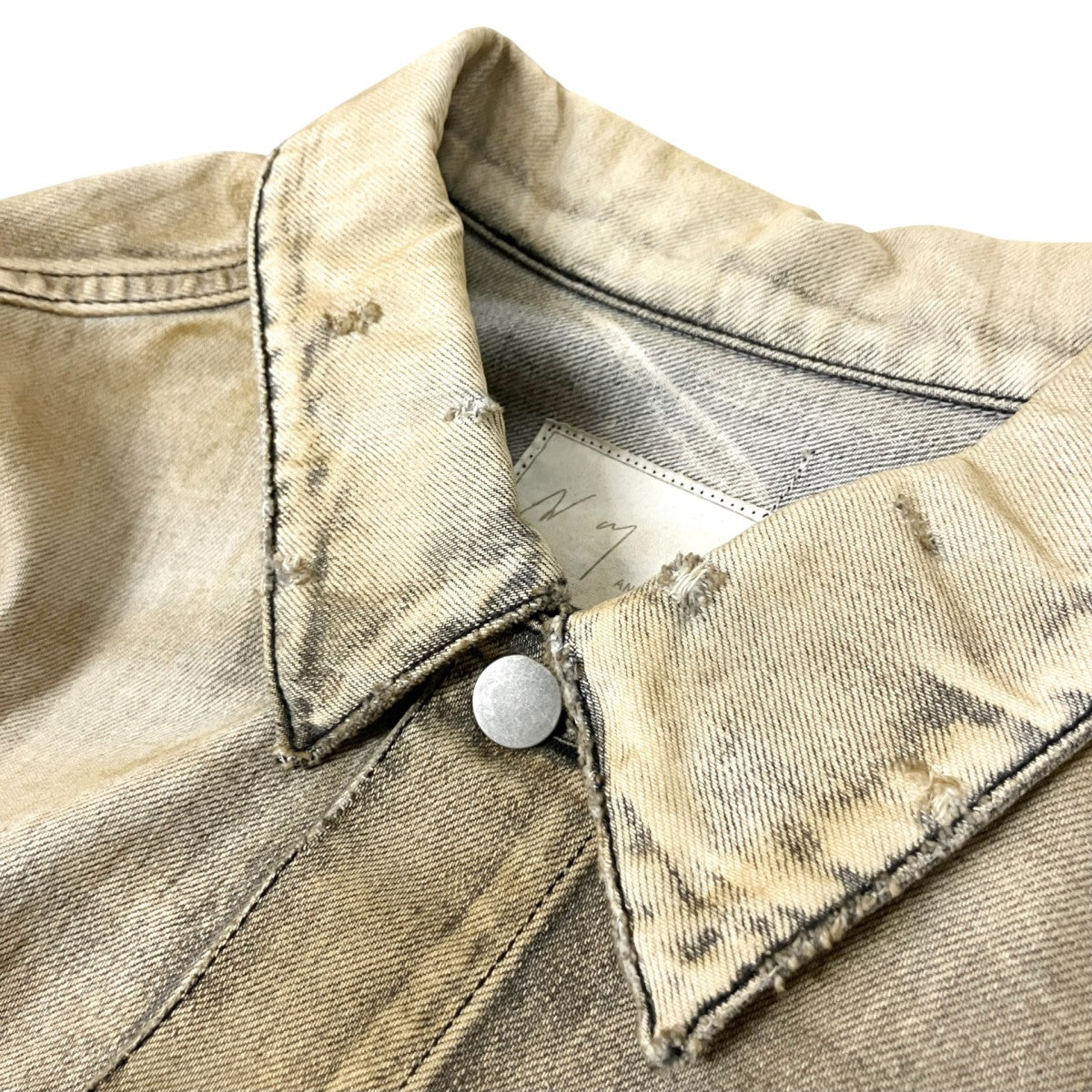 ANCELLM CRASH DENIM JACKET type-2加工デニムジャケットANC JK32 古着・中古-3枚目のアイテム画像
