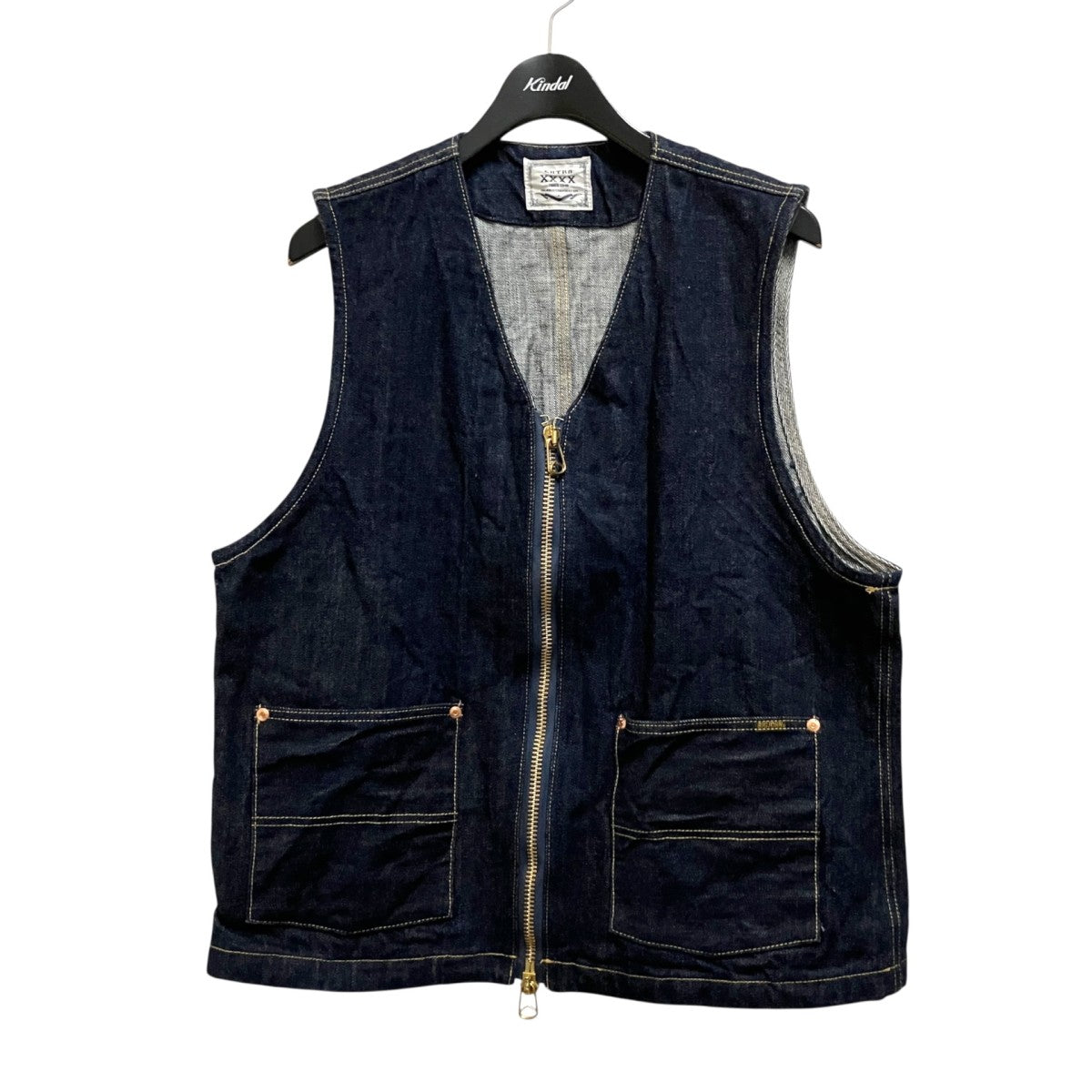 XXXX-EXTRA ZIP UP VESTデニムベストXX602Z