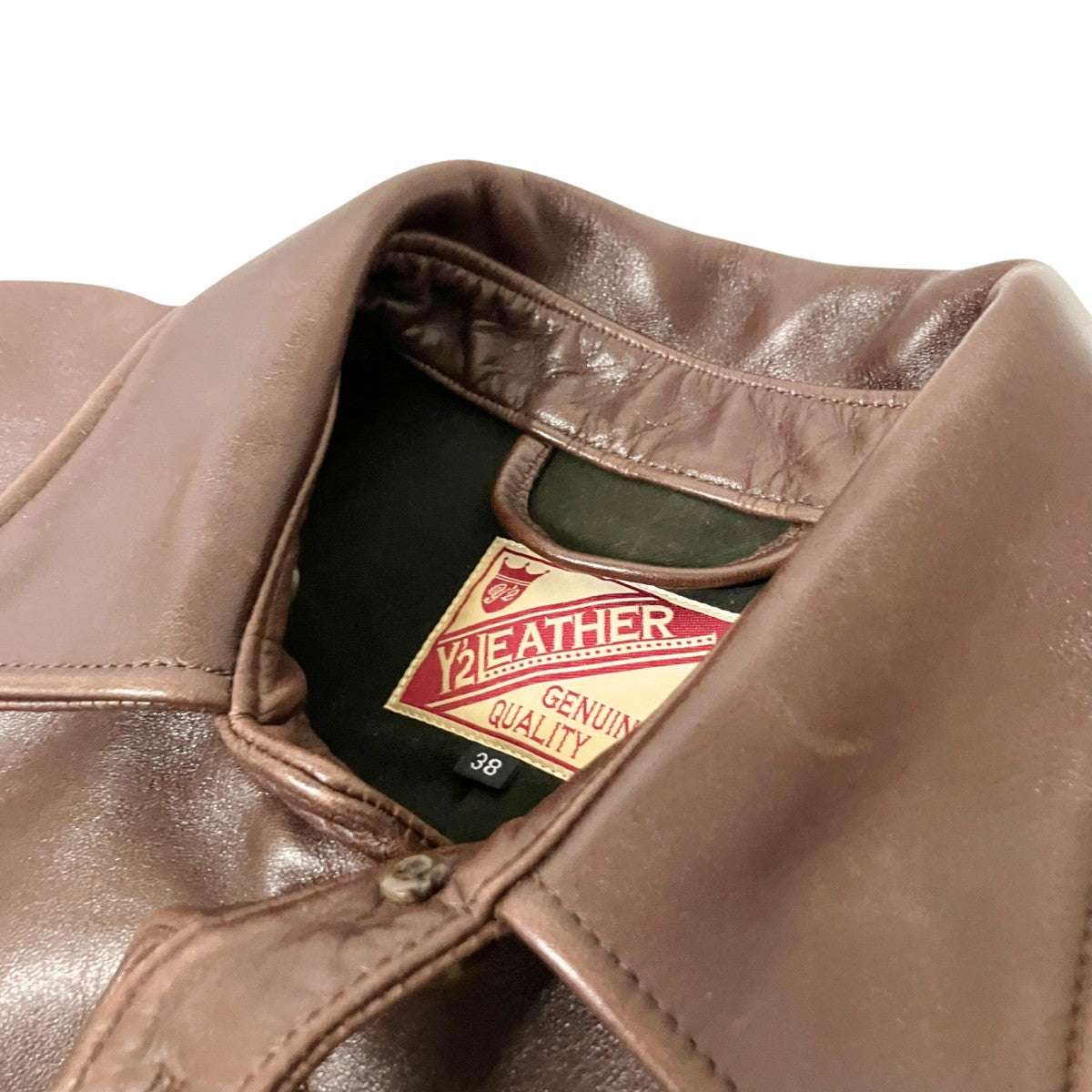 Y’2 LEATHER レザージャケットLS 15 古着・中古-3枚目のアイテム画像