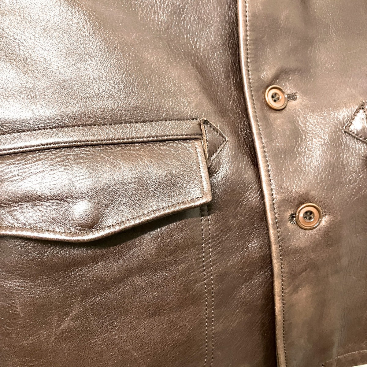 Y’2 LEATHER レザージャケットLS 15 古着・中古-8枚目のアイテム画像