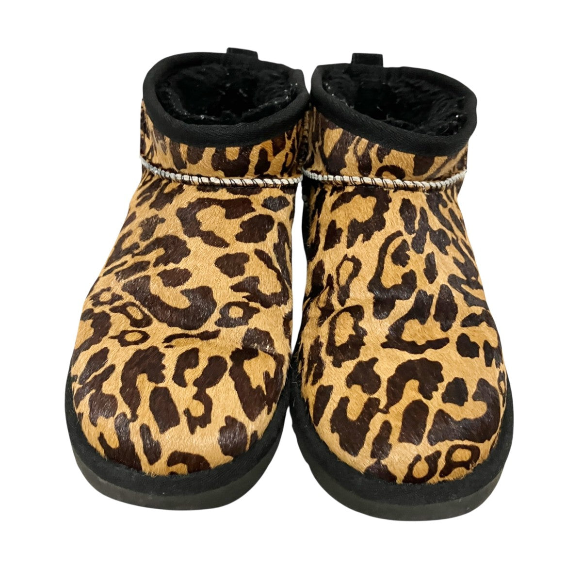 UGG(アグ) LASSIC ULTRA MINI PLAINS LEOPARDレオパード柄ムートン
