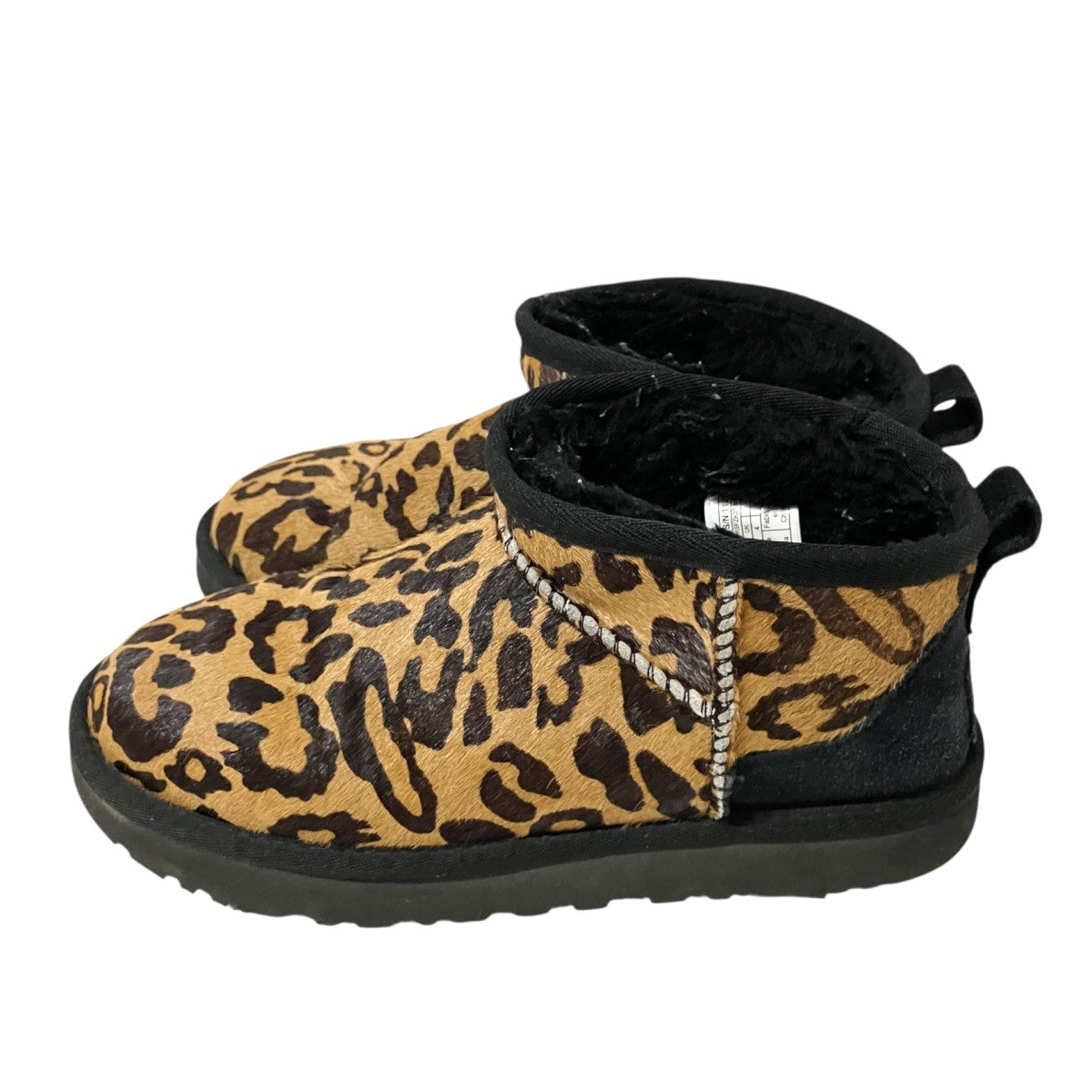 UGG(アグ) LASSIC ULTRA MINI PLAINS LEOPARDレオパード柄ムートン