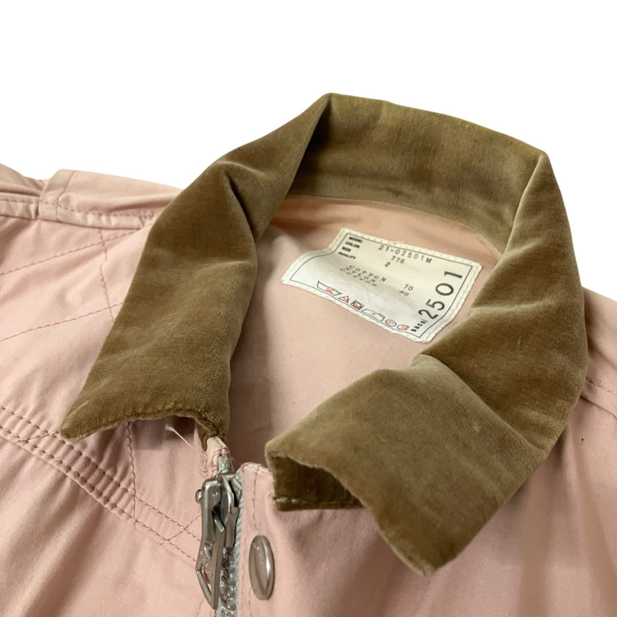 Cotton Nylon Oxford Blousonジップジャケット21 02501M