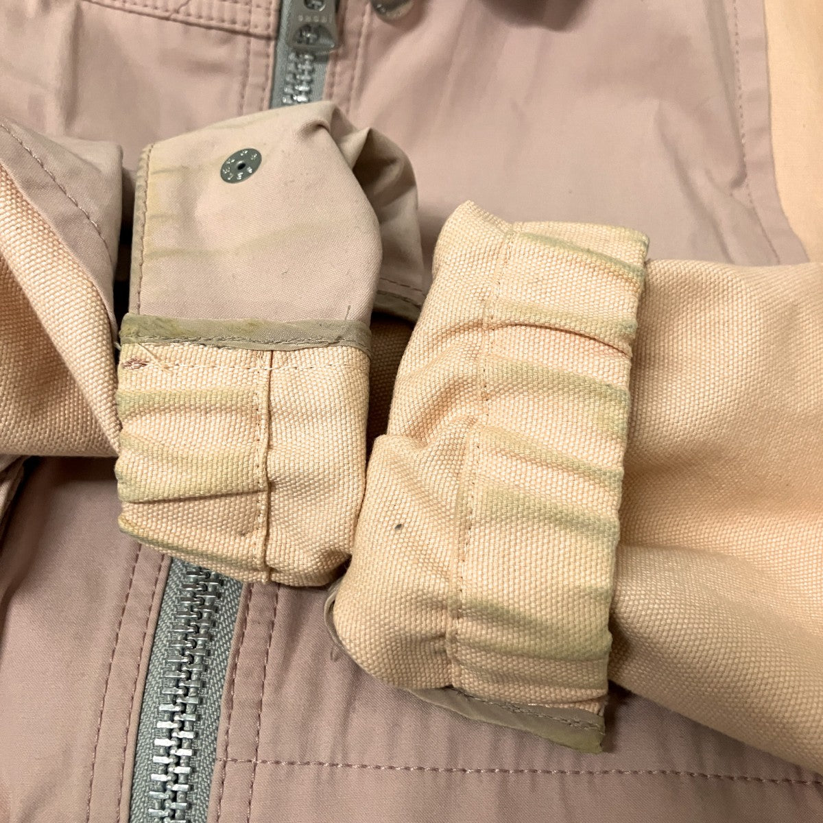 Cotton Nylon Oxford Blousonジップジャケット21 02501M