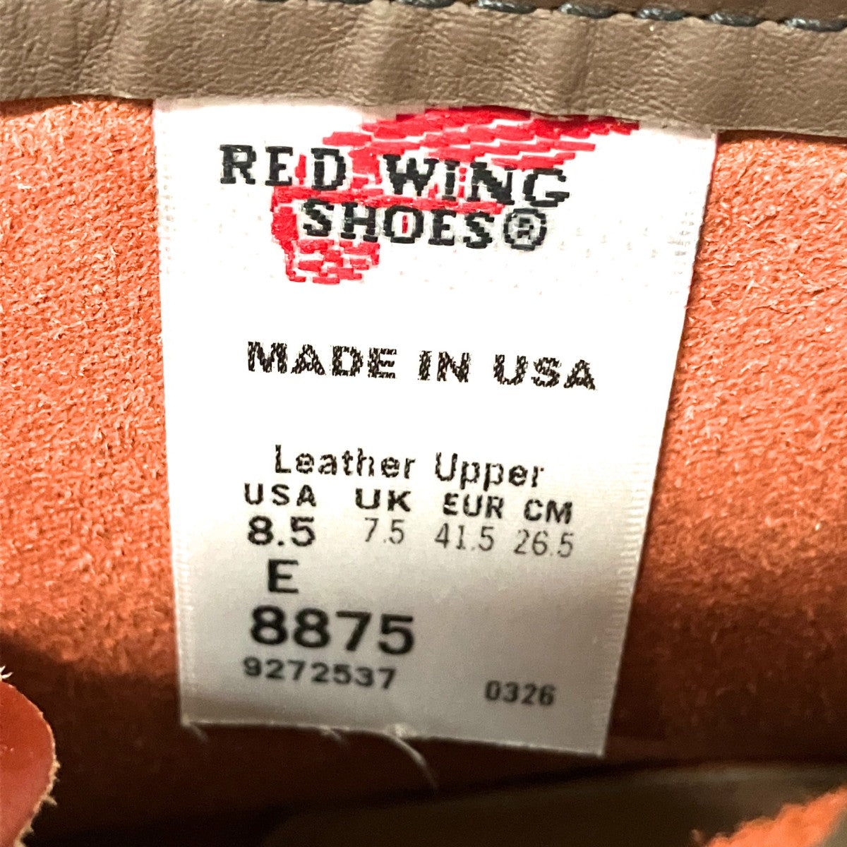 IRISH SETTER 6’ MOC-TOEレースアップシューズ8875