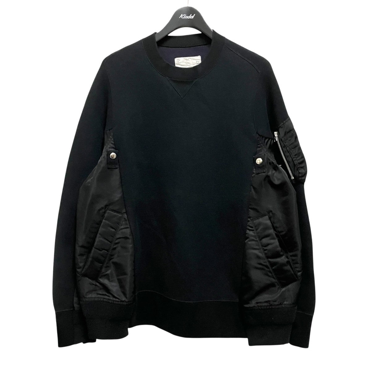 MA-1 Pullover Sponge Sweat切替スウェットSCM 032