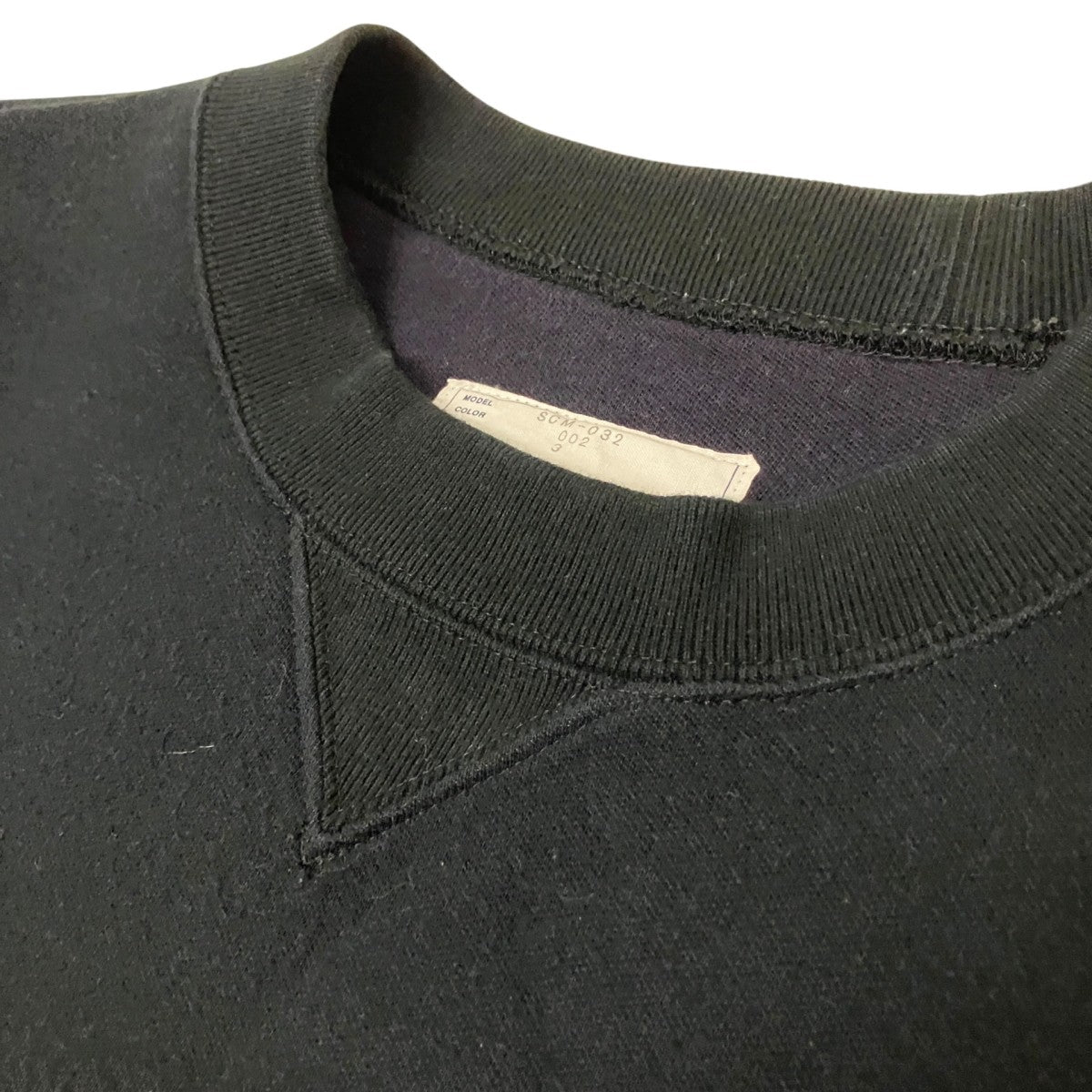 MA-1 Pullover Sponge Sweat切替スウェットSCM 032