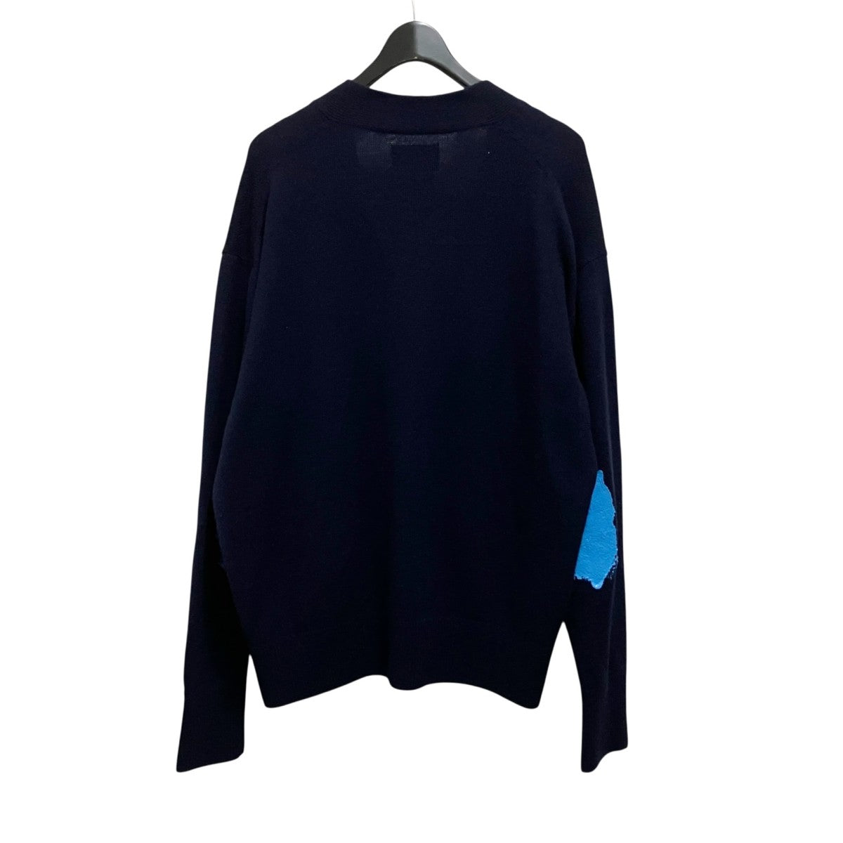 PAINTED ELBOW PATCH CARDIGANニットカーディガンYK24FW0821S