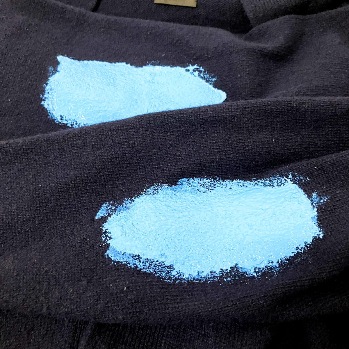 PAINTED ELBOW PATCH CARDIGANニットカーディガンYK24FW0821S