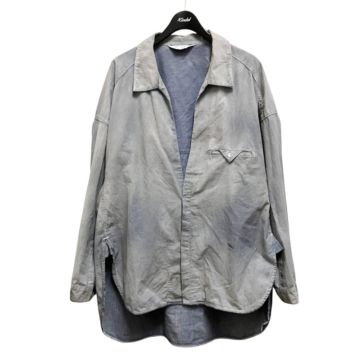 AGING CHAMBRAY LONG SHIRT加工ロングシャツANC SH71 A