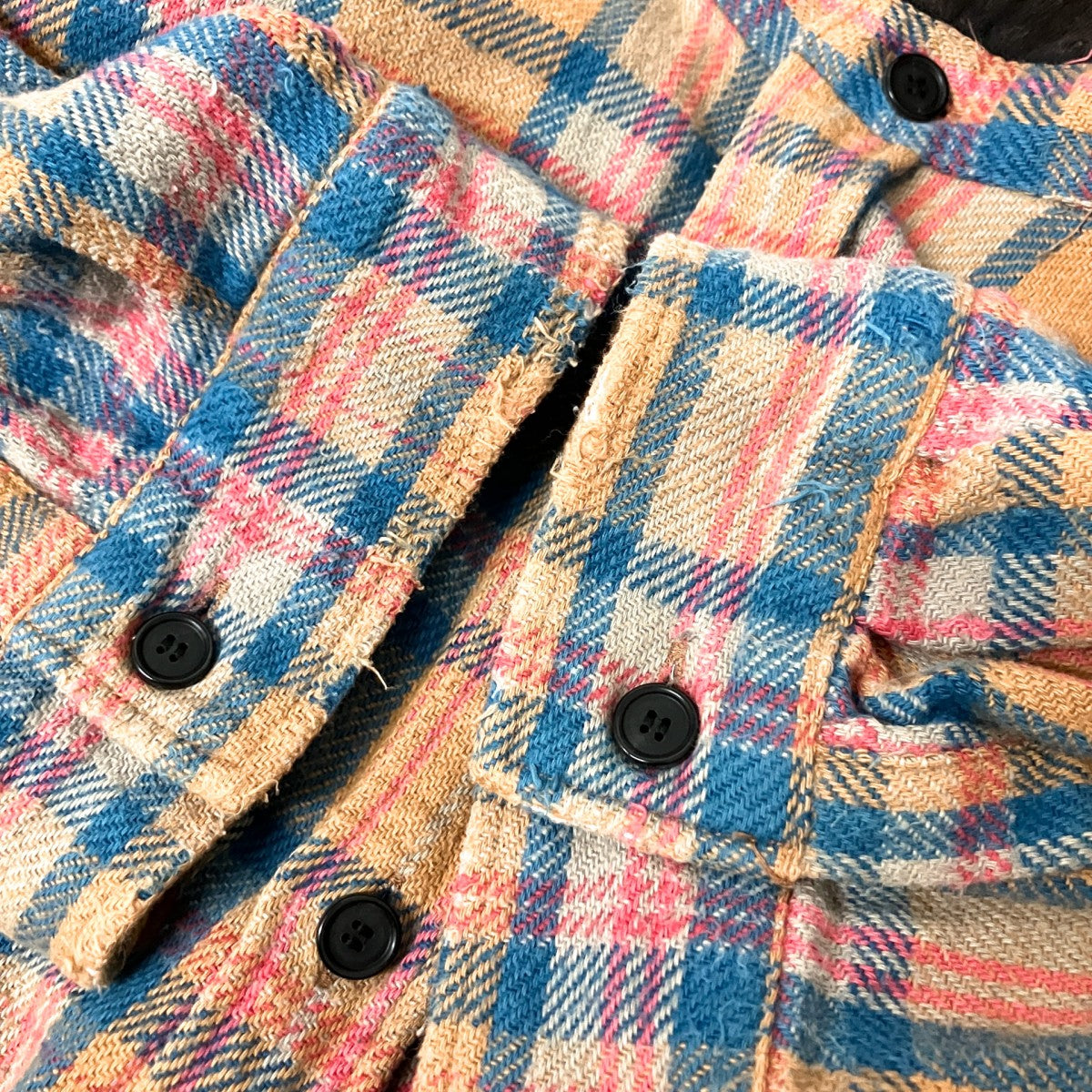 NEL CHECK HOODIE SHIRTチェックシャツANC SH67 B
