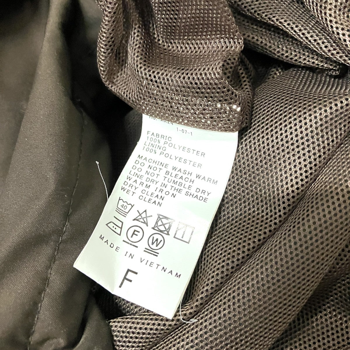 WASHED FULL ZIP ブルゾンマウンテンパーカー24 010 500 4110 3 0