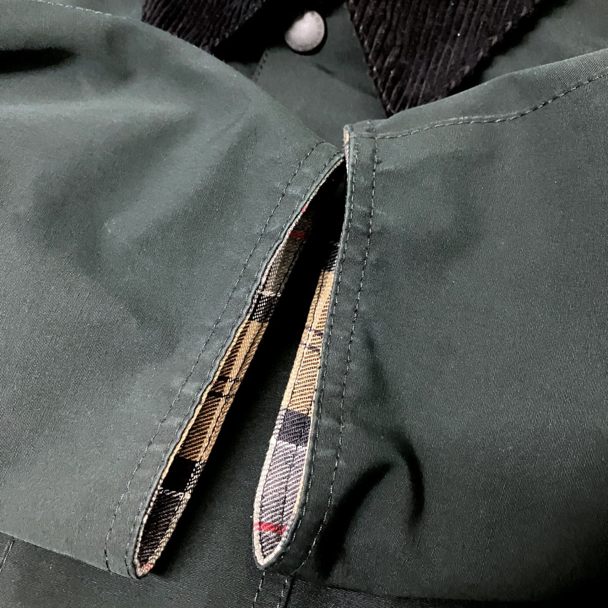 Barbour×ADAM ET ROPE TRANSPORTリバーシブルジャケット222MCA0810 古着・中古-8枚目のアイテム画像